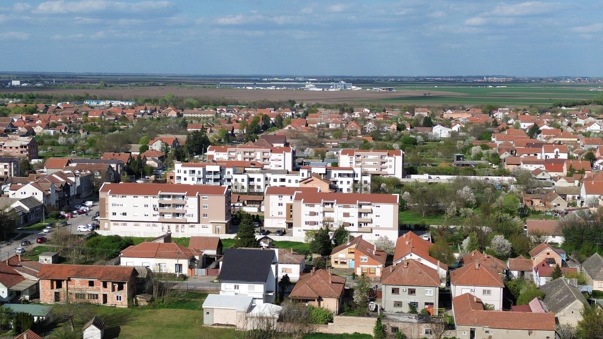 Završeni objekat, pogled iz vazduha